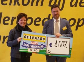 Mooi resultaat voor AVO uit de Jumbo actie “sparen voor je sportvereniging”