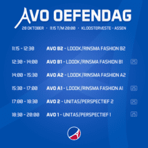 Het programma van de oefendag in Sporthal Kloosterveste